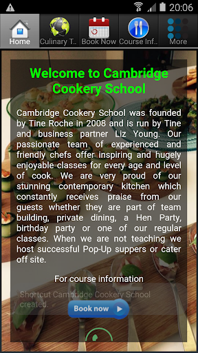Cambridge Cookery School Screen 2