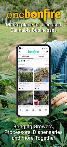 Android application OneBonfire: Cannabis Markets screenshort