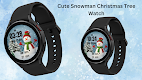 screenshot of Cute Snowman Christmas Watch