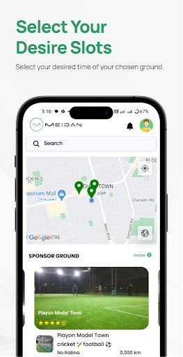 Meidan - Indoor Sports Booking Screen 3