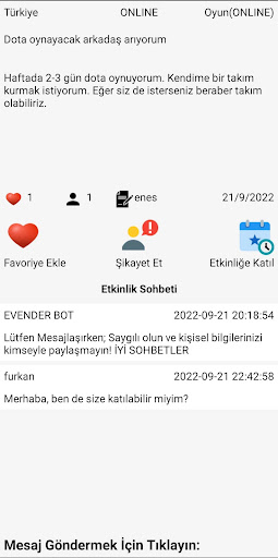 Evender: Etkinlik Bul, Oluştur Screen 2