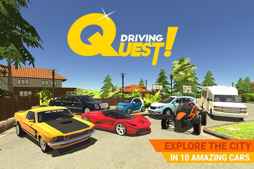 Driving Quest! 1.1 APK + Мод (Unlimited money) за Android