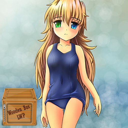 anime girl wallpaper logo