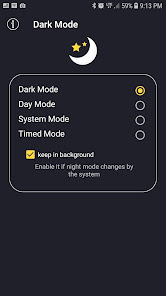 Captura de Pantalla 3 Dark Mode - Habilitador de mod android