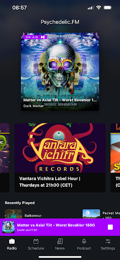 Android application Psychedelic.FM screenshort