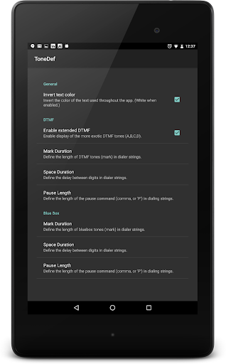 ToneDef DTMF Tone Dialer
