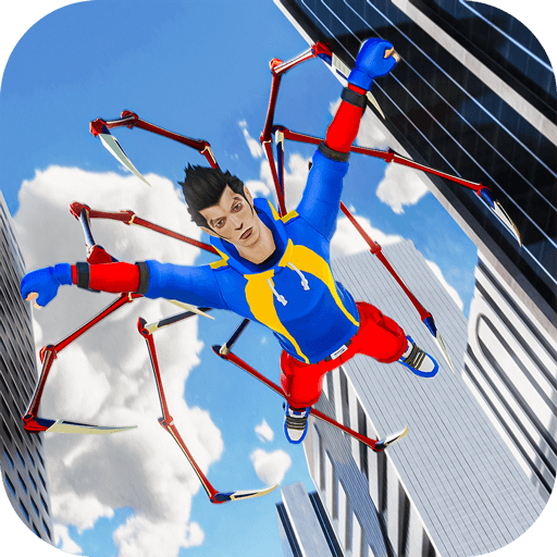 Flying Spider: Rope Hero Game