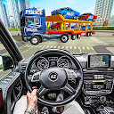 تنزيل US Police CyberTruck Car Transporter: Cru التثبيت أحدث APK تنزيل