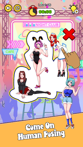 Pose Puzzle:Tricky Paper Doll Screen 3