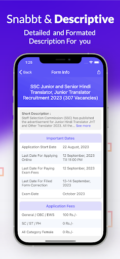 SarkariForms : Jobs App Screen 3