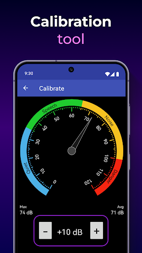Screenshot of Decibel Meter: Sound Meter App