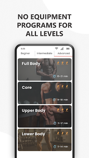 Screenshot of Genie Fit: Home Workout, Fitne