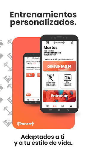 Android application Traineer screenshort
