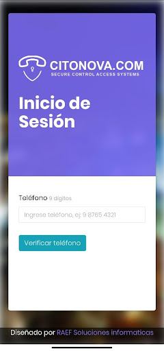 Android application Citonova screenshort