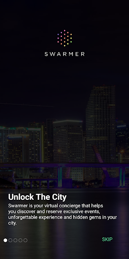 Android application Swarmer screenshort