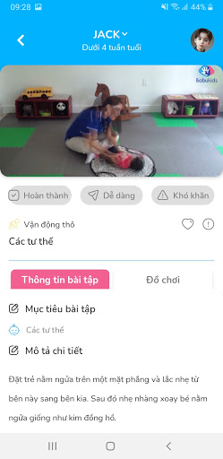 Android application Mẹ Tập Sự screenshort