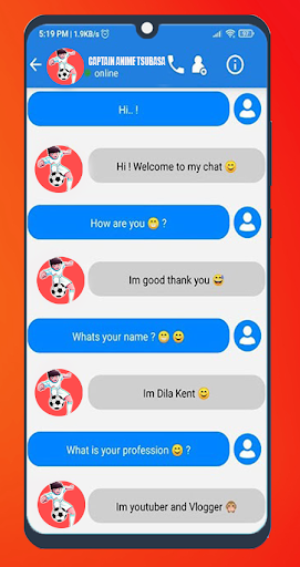 Fake Call From Captain Anime Tsubasa Video  Chat