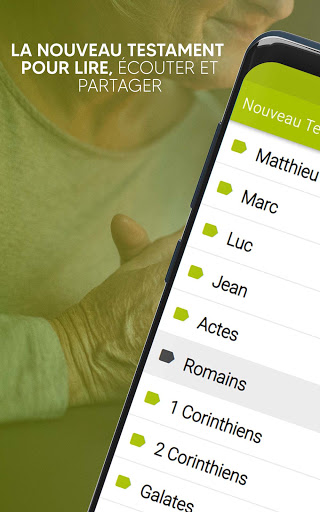 Screenshot of Nouveau Testament en français