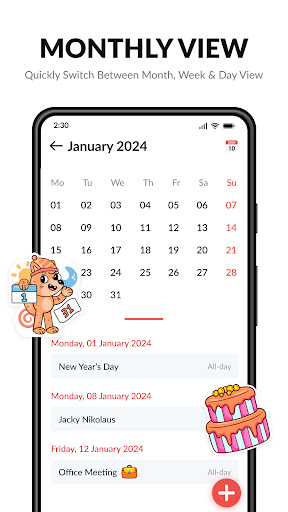 Calendar 2024 Pro Screen 3