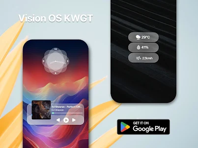 Vision OS Pro KWGT