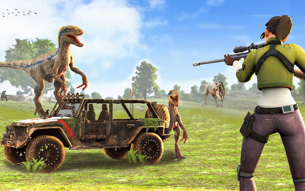 Dino Hunter : Jurassic Dinosaurs World Survivor