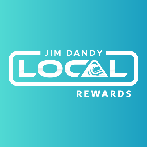 Jim Dandy Local Rewards logo