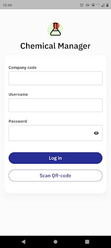 Android application Chemical Manager screenshort