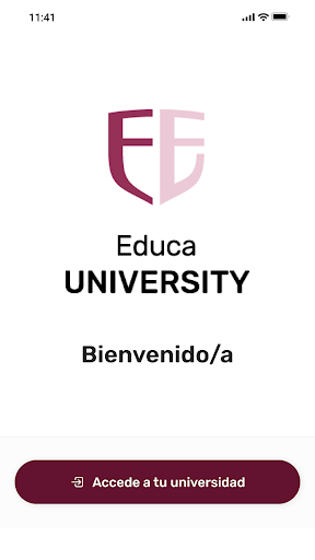 Android application Educa University screenshort