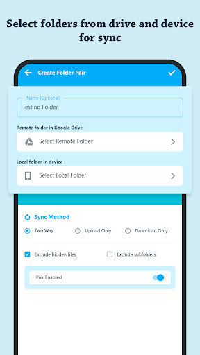 FolderAutoSync: File Backup Screen 3