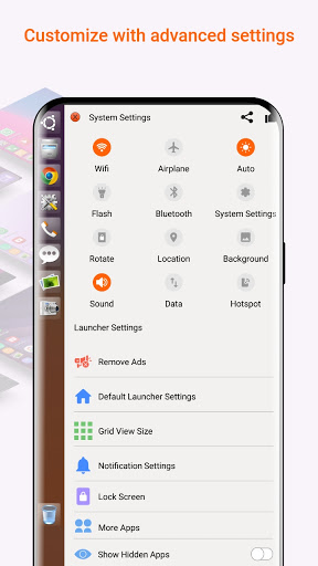 Ubuntu Style Launcher