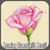 Drawing Flower with Pencil icon