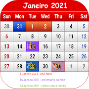 Portugal Calendário 2020