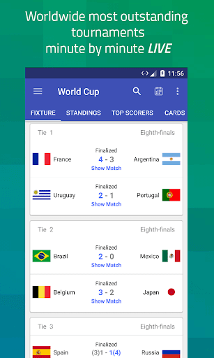Liga - Live Football Scores Screen 2