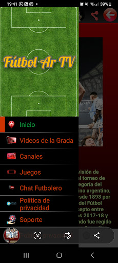 Futbol Ar Tv Screen 2