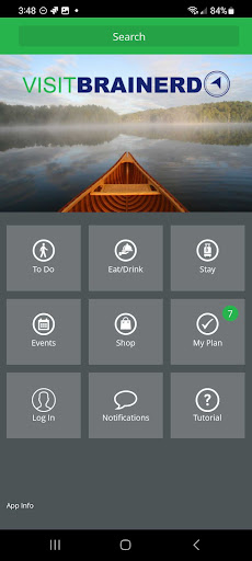Android application Visit Brainerd screenshort