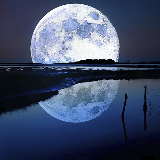 Beautiful moon. Wallpaper. - Apps on Google Play