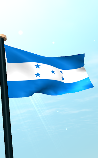 Honduras Flag 3D Wallpaper