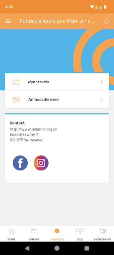 Fundacja Azyl Pod Psim Aniołem Screen 3