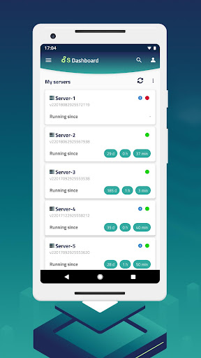 Android application netcup SCP screenshort