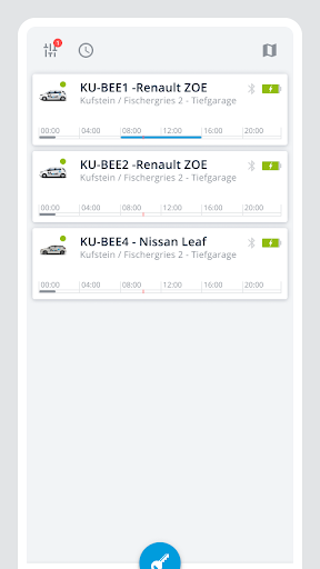 Android application Beecar screenshort