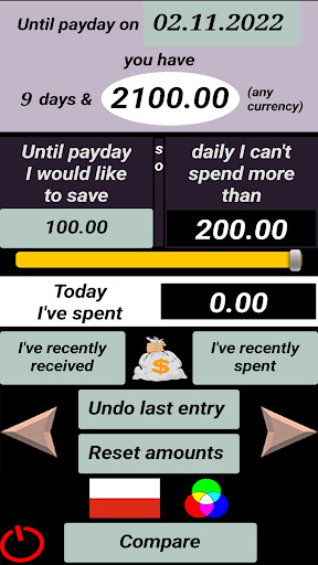 Android application Save Money screenshort