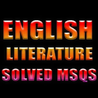 ENGLISH LITERATURE SOLVED MCQs