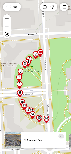 Android application Alabama Bicentennial Park screenshort