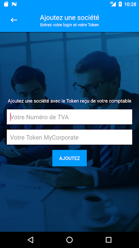 Android application MyCorporate screenshort