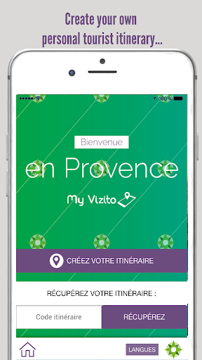 Android application MyVizito Provence Tourism Guid screenshort