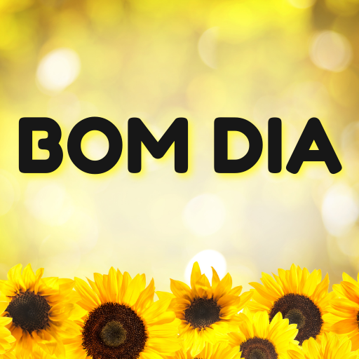 Imagem com Mensagem de Bom Dia logo