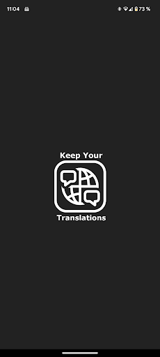 Android application Keep your translations screenshort