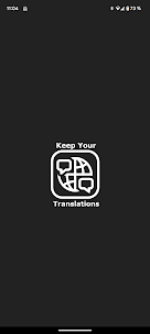 Keep your translations