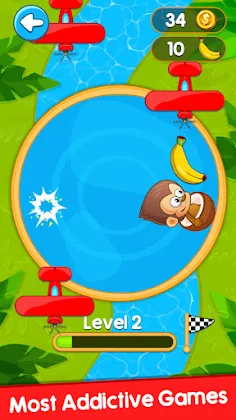 Swing The Monkey Kids Games - Screenshot 4