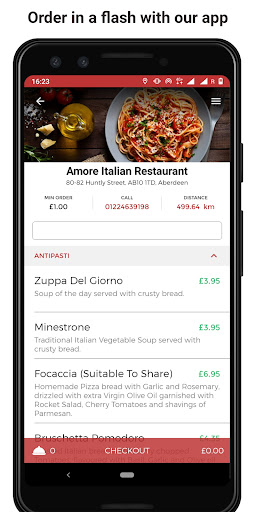 Android application Mi Amore screenshort